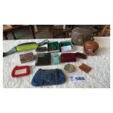 WALLETS, ROUND LEATHER PURSES