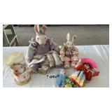 WENDY WABBIT DOLLS, BABY DOLL, RON LEE CLOWN, P