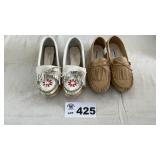 2 PR SLIP ON SHOES SZ 6.5