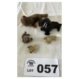 VINTAGE ORIGINAL FUR TOYS,  1 w SEAL
