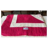 80 x96 HAND STITCHED QUILT