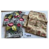 VINTAGE CURTAINS 4 panels each