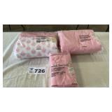 SHEETS, PILLOW CASES