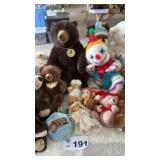 STUFFED BEARS AND ANIMALS