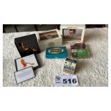 WATERBURY CLOCK CO LADYBUGS, VINTAGE METALBANK,