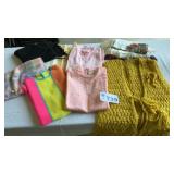 VINTAGE VEST, SWEATERS, SCARVES