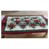 QUILTED TAPESTRY 50 x 60. some staining