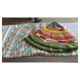 AREA RUG, CROCHET TABLE TOPPER