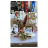 DISH CLOTHS, DISH TOWELLS