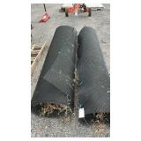 2 ROLLS BLACK VINYL MESH 9 ft wide