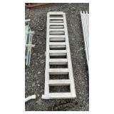 FOLDING ALUMINUM LAWN MOWER RAMPS