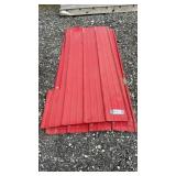 4 USED 7 FT METAL PANELS
