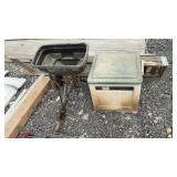 AGRI FAB SPREADER, HOSE REEL