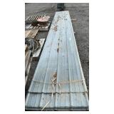 40 SHEETS 23 FT GALVANIZED TIN PANELS