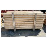 78 WHITE CEDAR 4 IN DIAMETER FENCE POSTS 8 FT LONG