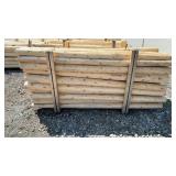 79 WHITE CEDAR 4 IN DIAMETER FENCE POSTS 8 FT LONG