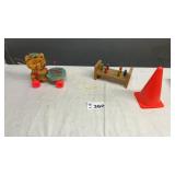 FISHER PRICE PULL TOY, COBBLERS BENCH, SAFETY