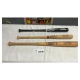 BASEBALL BATS, EDMONDS, MCGWIRE, BOGGS