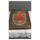 STROHS LIGHTED MIRROR, 18 x 22