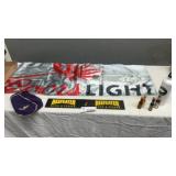 BEER SHAKERS, FLAG, MISC ITEMS
