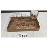 STAG BEER TUMBLERS, PINTS