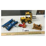 TONKA FORKLIFT, TONKA TRUCK, FARM DISC,