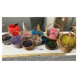 BOX OF EASTER BASKETS, PUMPKIN