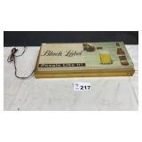 BLACK LABEL LIGHT, BROKEN CORD, 25 x 10