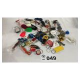 ASSORTED ADVERTISING KEYCHAINS