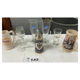 BEER GLASSES AND MUGS