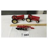 2 INTERNATIONAL TRACTORS, 3 BOTTOM PLOW