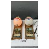 PAIR HAMMS BEER LIGHTS, 7 x 20, LIGHTED, BOTH