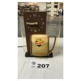 FALSTAFF LIGHTED CLOCK, 8 x 10,