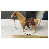 PLASTIC HORSE, 13 INCHES TALL