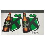 2 METAL SIGNS, 18 TALL