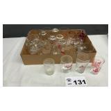 VINTAGE BASS ALE PINT GLASSES, HAMMS PINT GLASSES