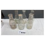 HIGHLAND IL MEMORABILIA MILK BOTTLES