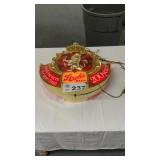STROHLS HANGING SIGN, LIGHTED, 17 x 18,