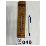 WORKING GRUENENFELDER LUMBER COMPANY THERMOMETER