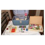 SEWING ITEMS IN CASE