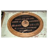 SIERRA 50th ANNIVERSAY WOOD PLAQUE SHOWING