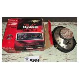 SONY CAR RADIO/CD PLAYER, SPEAKERS