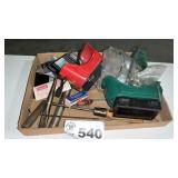 WELDING ITEMS, LENS, CHIPPING HAMMERS, GOGGLES