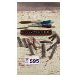 SOCKETS, KNIVES, GAP GAUGES, MISC TOOLS