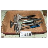 ASSORTMENT OF SCRAPERS