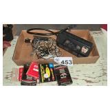 AIR COMPRESSOR, STAPLES, PHONE CABLE
