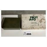 2 EMPTY FIRST AID METAL BOXES