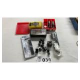 SCOPE MOUNTS,  BULLET CASES, BULLET MOLD,DIES