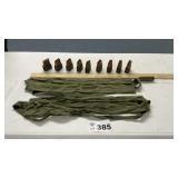 .30 CAL. BLANKS, CAMO FACE PAINT, BANDOLIERS