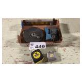 LEVEL, GRIP VISE, TAPE MEASURERS